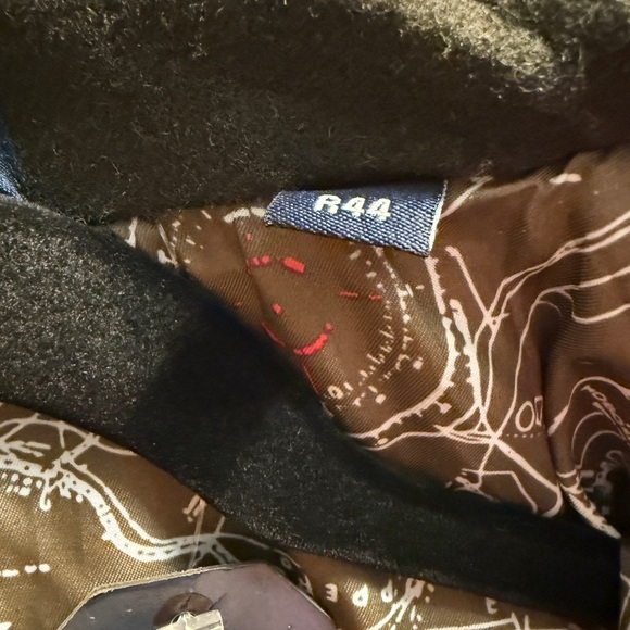 Nautica Mens Dress Pea Coat Dark Olive Green  size 44R NWT - Picture 4 of 11